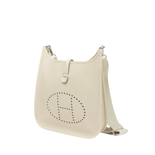 Hermes Evelyne 29 Clemence Craie Silver