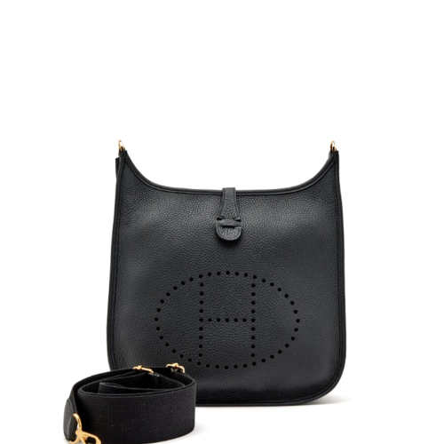 Hermes Evelyne 29 Clemence Noir Gold