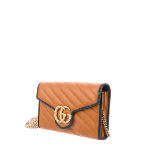 Gucci Torchon GG Marmont Wallet On Chain