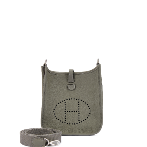 Hermes Evelyne 16 Clemence Gris Meyer Silver