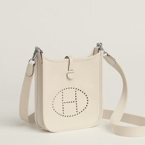 Hermes Evelyne 16 Clemence Craie Silver