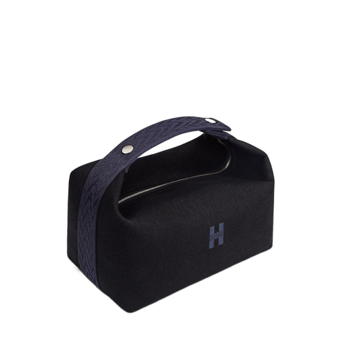 Hermes Bride-A-Brac Noir Bleu Nuit Silver