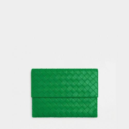 Bottega veneta Intrecciato Flap Pouch Clutch