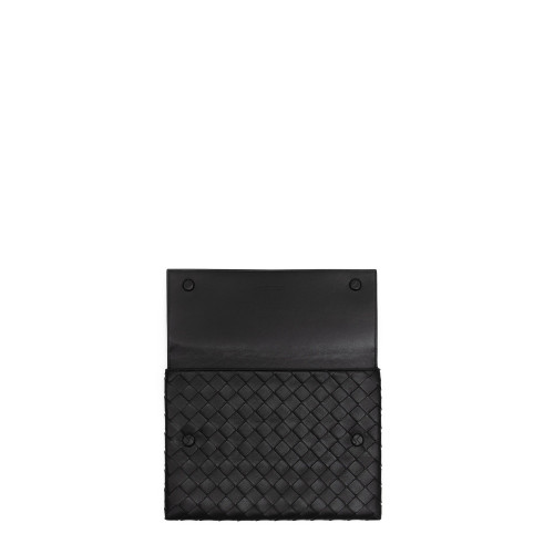 Bottega veneta Intrecciato Flap Pouch Clutch